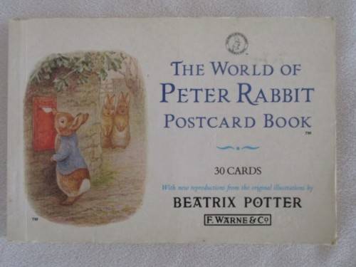 SO SPECIAL - A POSTCARD BOOKLET CONTAINING 26 VINTAGE 1987 BEATRIX POTTER POSTCARDS