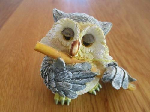 THE MOST ADORABLE HANDCRAFTED AND HAND PAINTED OWL ORCHESTRA BY COLLECTIBLE FEATURES