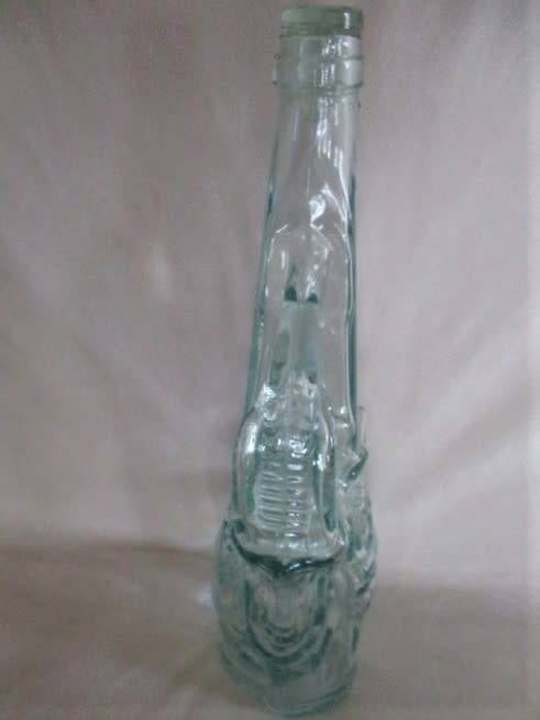 UNUSUAL VINTAGE ELEPHANT-SHAPED BOTTLE MADE IN ITALY (ELEPHANT`S TRUNK AS HANDLE)