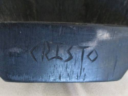 AWESOME MASK - LARGE, HEAVY HANDCARVED WOODEN AFRICAN MASK - SIGNED