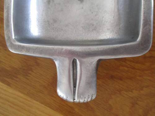 TWO VINTAGE CARROL BOYES PEWTER DISHES - ONE PRICE FOR BOTH