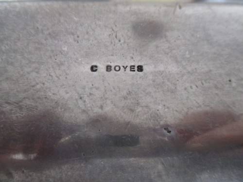 TWO VINTAGE CARROL BOYES PEWTER DISHES - ONE PRICE FOR BOTH