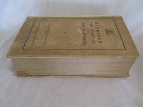 OLD UNION OF SOUTH AFRICA HANDBOOK FOR FARMERS IN SOUTH AFRICA (1937)