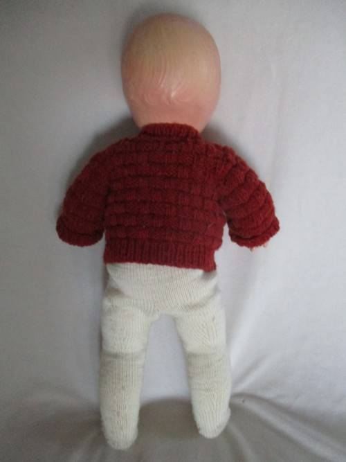 ANTIQUE RELIABLE, CANADA DOLL  - OPEN/CLOSE EYES & TWO CUTE FRONT TEETH