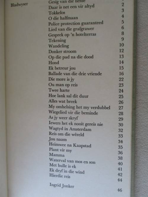 ULTRA RARE!!  FIRST EDITION -  KANTELSON - INGRID JONKER - HARD COVER PLUS DUST COVER