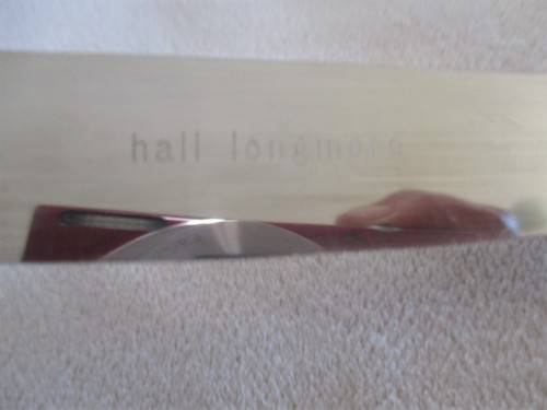 SET OF SIX VINTAGE QUALITY SANDERS & BOWERS, SHEFFIELD FAUX BONE BREAKFAST KNIVES IN GREAT CONDITION