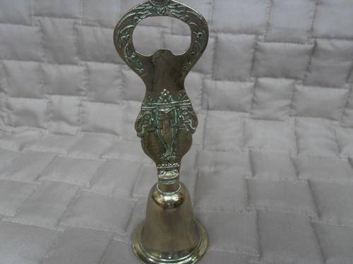 VINTAGE BRASS BELL AND BOTTLE OPENER-SO UNIQUE!!