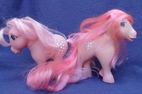 WOW!! THE FIRST 1982 AND THE SECOND 1983 "MY LITTLE PONY" COTTON CANDY FOR ONE PRICE!!