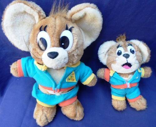 HOW CUTE - HERE WE HAVE JERRY FROM TOM AND JERRY IN TWO SIZES FOR ONE PRICE