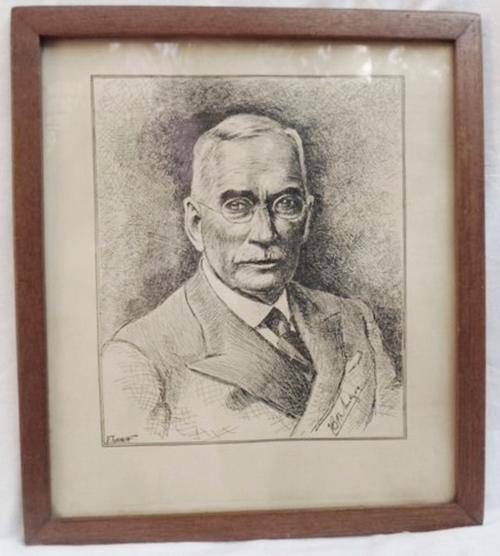 RARE PRINT OF BOER GENERAL JBM HERTZOG BY RENOWNED ILLUSTRATOR V. IVANHOFF!! !!