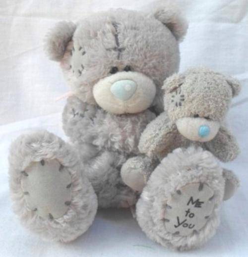 TOO ADORABLE A TATTY TEDDY (ME TO YOU) WITH WITH HIS OWN LITTLE TATTY TEDDY!!