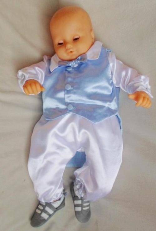 LARGE VINTAGE 62CM PRIMA BABY DOLL IN STUNNING CHRISTENING OUTFIT!!