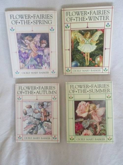 FLOWER FAIRIES BY CICELY MARY BARKER  - FOUR DELIGHTFUL BOOKS IN GREAT CONDITION WITH DUST COVERS
