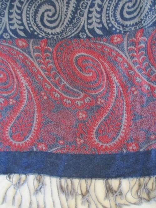 BEAUTIFUL REVERSABLE  PASHMINA AND SILK CLOTH/THROW