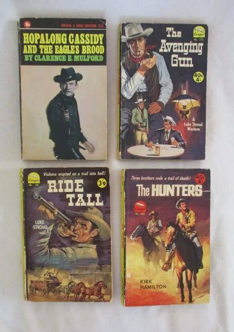 A BATCH OF TEN VINTAGE WESTERNS FOR YOUR READING PLEASURE