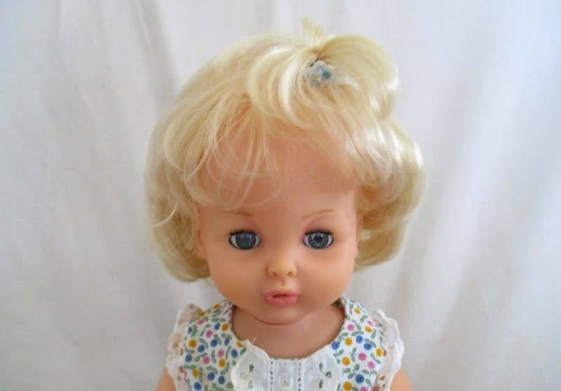 VINTAGE PRIMA FIRST LOVE BABY LOVE DOLL WITH UNUSUAL PULL STRING