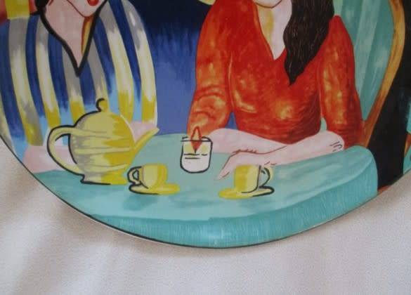 Large, collectable Cafe Paris plate - no. 4914 (1994)