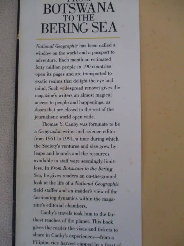 Six 1955 & 1956 National Geographic magazines (bound) plus book ex N.G. Writer & editor