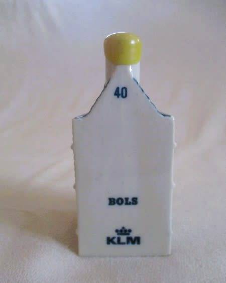 Blue Delfts KLM BOLS miniature house no 40 - "de Rode Hoed" - still sealed