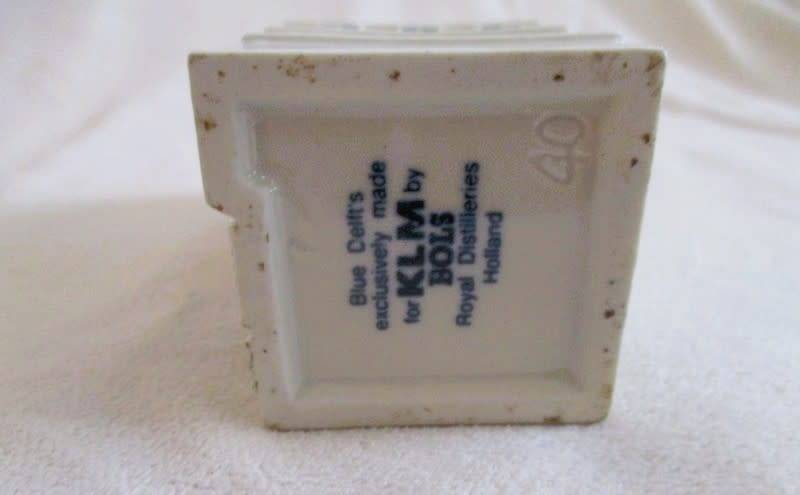 Blue Delfts KLM BOLS miniature house no 40 - "de Rode Hoed" - still sealed