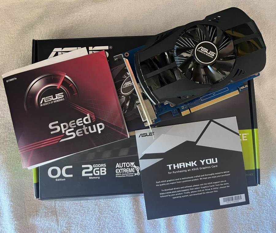 ASUS GT 1030 2GB OC GPU