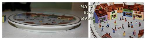 VILLEROY & BOSCH POT STAND DEPICTING VILLAGE SCENE TAKE A LOOK