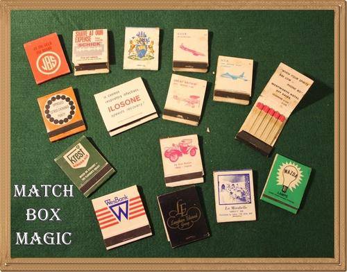 JOB LOT OF 15 VINTAGE ADVERTISING MATCH BOOKS