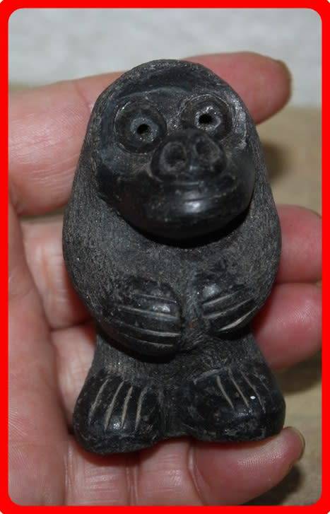 FUN HAND CRAFTED POTTERY GORILLA