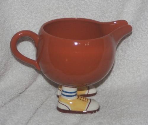 WALKING WARE CARLTON WARE JUG BROWN AND POLSON LARGE