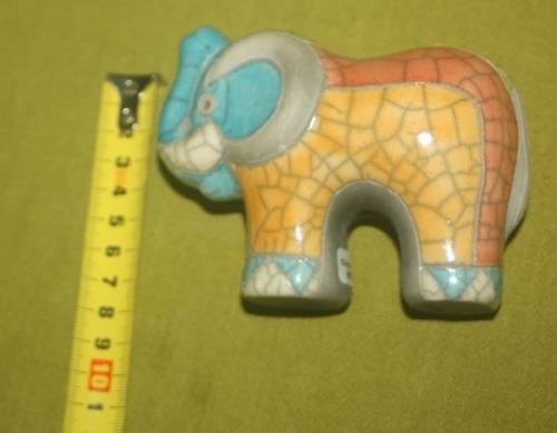 COLOURFUL AFRICAN ELEPHANT HAND MADE IN SOUTH AFRICA