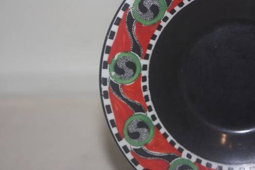 SOLIAN WARE SOHO POTTERY LTD PLATE BRIGHT AND COLOURFUL
