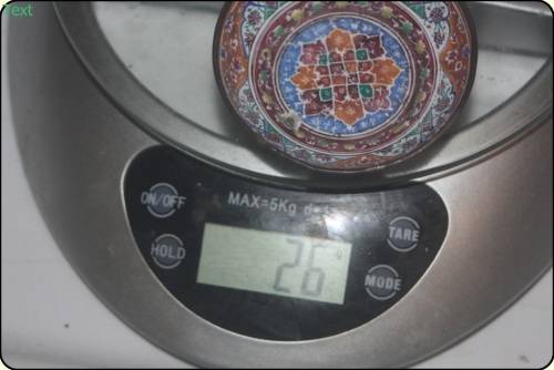 SMALL CLOISONNE BOWL STAND NOT INCLUDE(D)