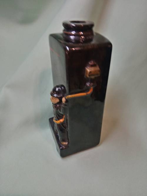 Royal avon PETROL ATTENDANT DECANTER WITH HUMEROUS SAYING  NO CORK