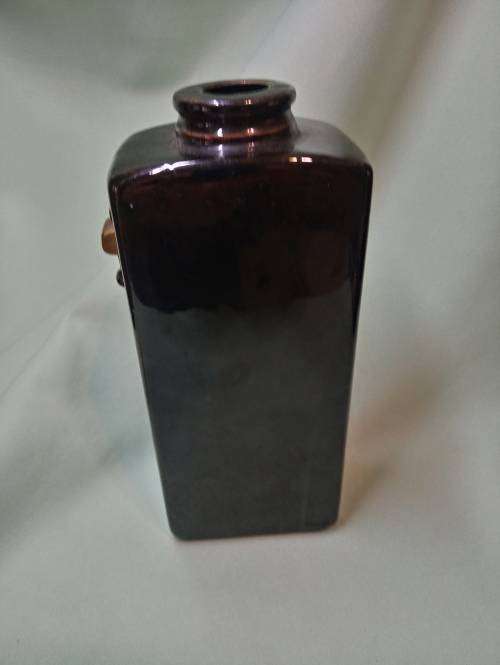 Royal avon PETROL ATTENDANT DECANTER WITH HUMEROUS SAYING  NO CORK