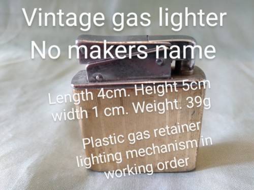 Vintage gas lighter nice for a collection