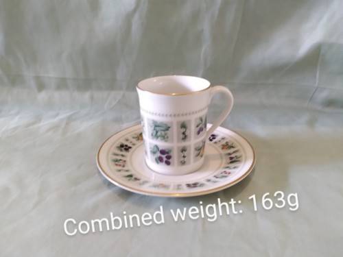 Royal Doulton Tapestry pattern cup and saucer