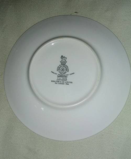 Royal Doulton Tapestry pattern cup and saucer