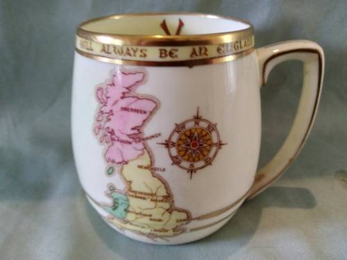 56782 PARAGON Mug There will always be an England map of England decal(D)    Underneath   BY APPOINT