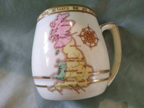 56782 PARAGON Mug There will always be an England map of England decal(D)    Underneath   BY APPOINT