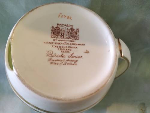 56782 PARAGON Mug There will always be an England map of England decal(D)    Underneath   BY APPOINT