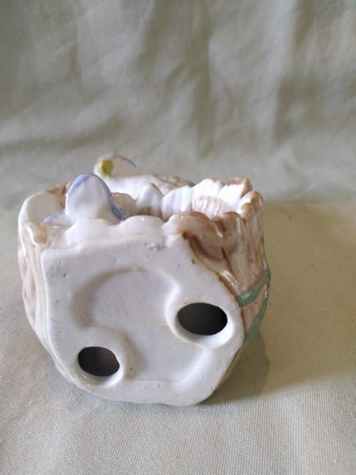 Hiding from Mum porcelain bird figurine too sweet