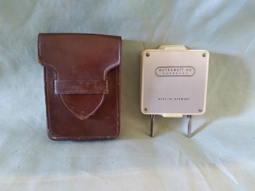 Metrawatt AG Nurnberg Germany Light Meter Booster Cell with Case