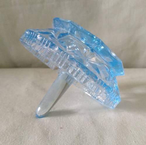 Ring dish blue glass