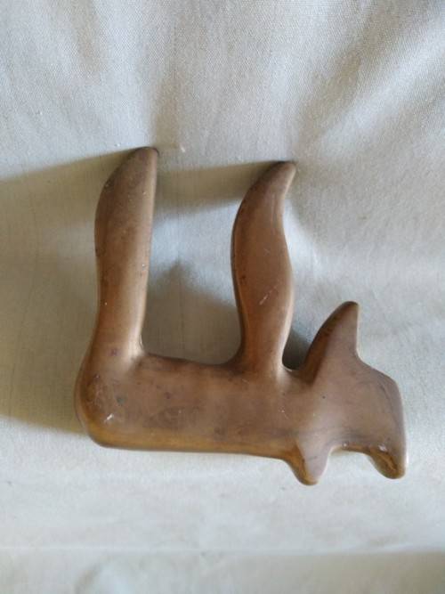 Brass hebrew chai (life) symbol  decorative item