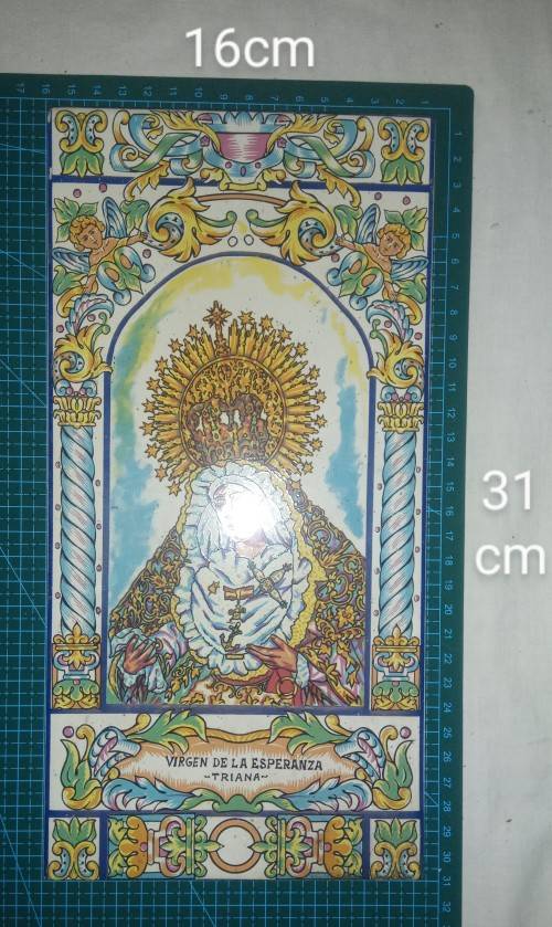 VIRGEN DE LA ESPERANZA -TRIANA religious icon tile