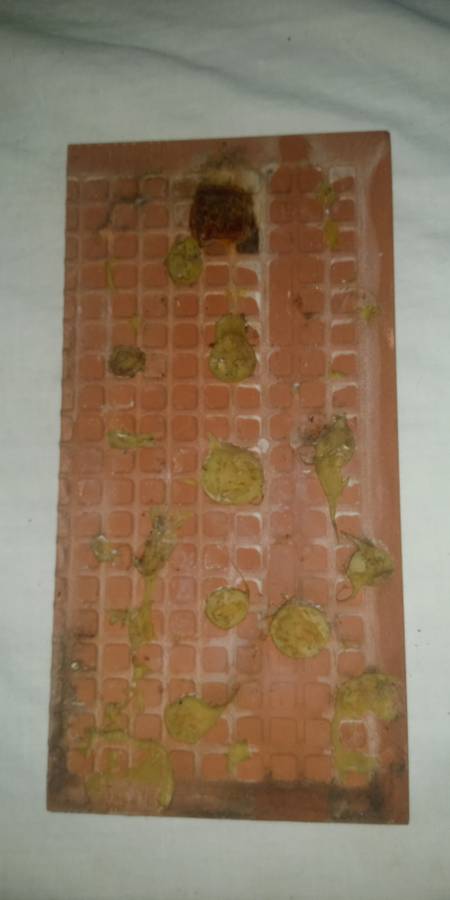 Virgen del Carmen religious icon tile