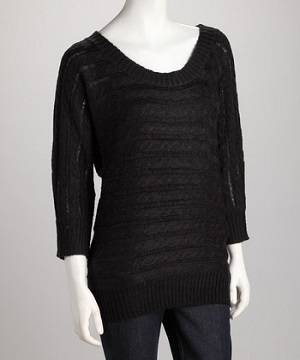 Black Crewneck Sweater - By Yoki (exclusive)