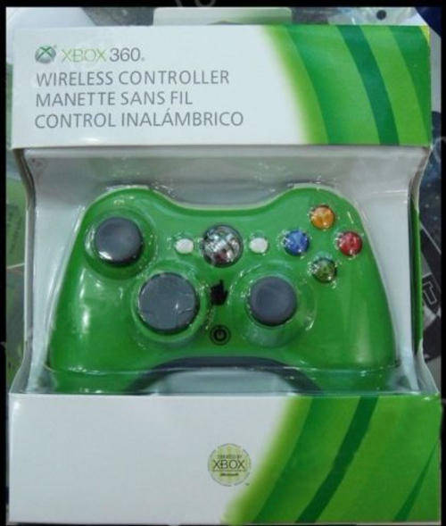 New Green Wireless Controller for Xbox 360 One Year Warranty free shipping