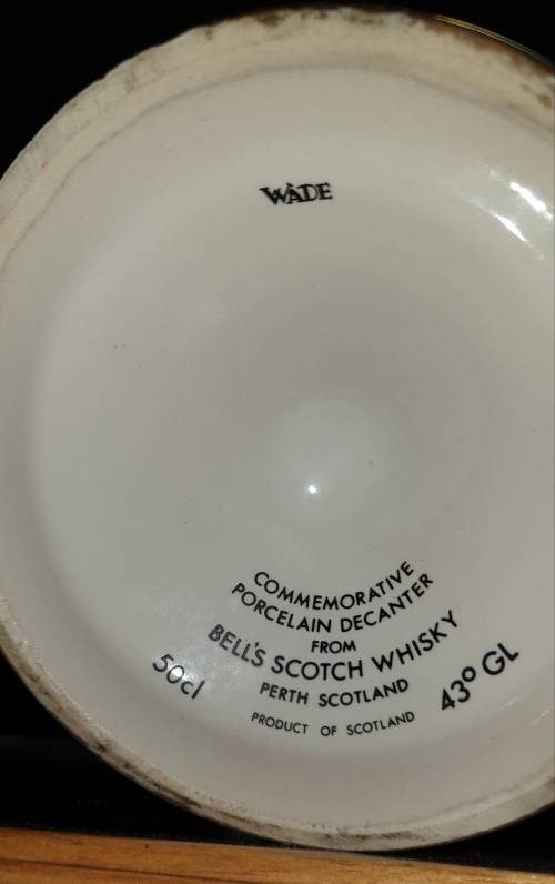 BELL'S COMMEMORATIVE ONE EMPTY ONE FULL AND SEALED