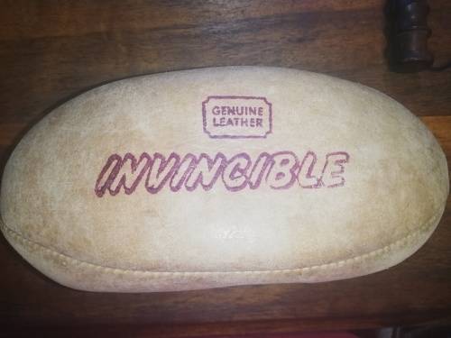 SUPER COLLEGE BY INVINCIBLE GENUINE LEATHER RUGBY BALL